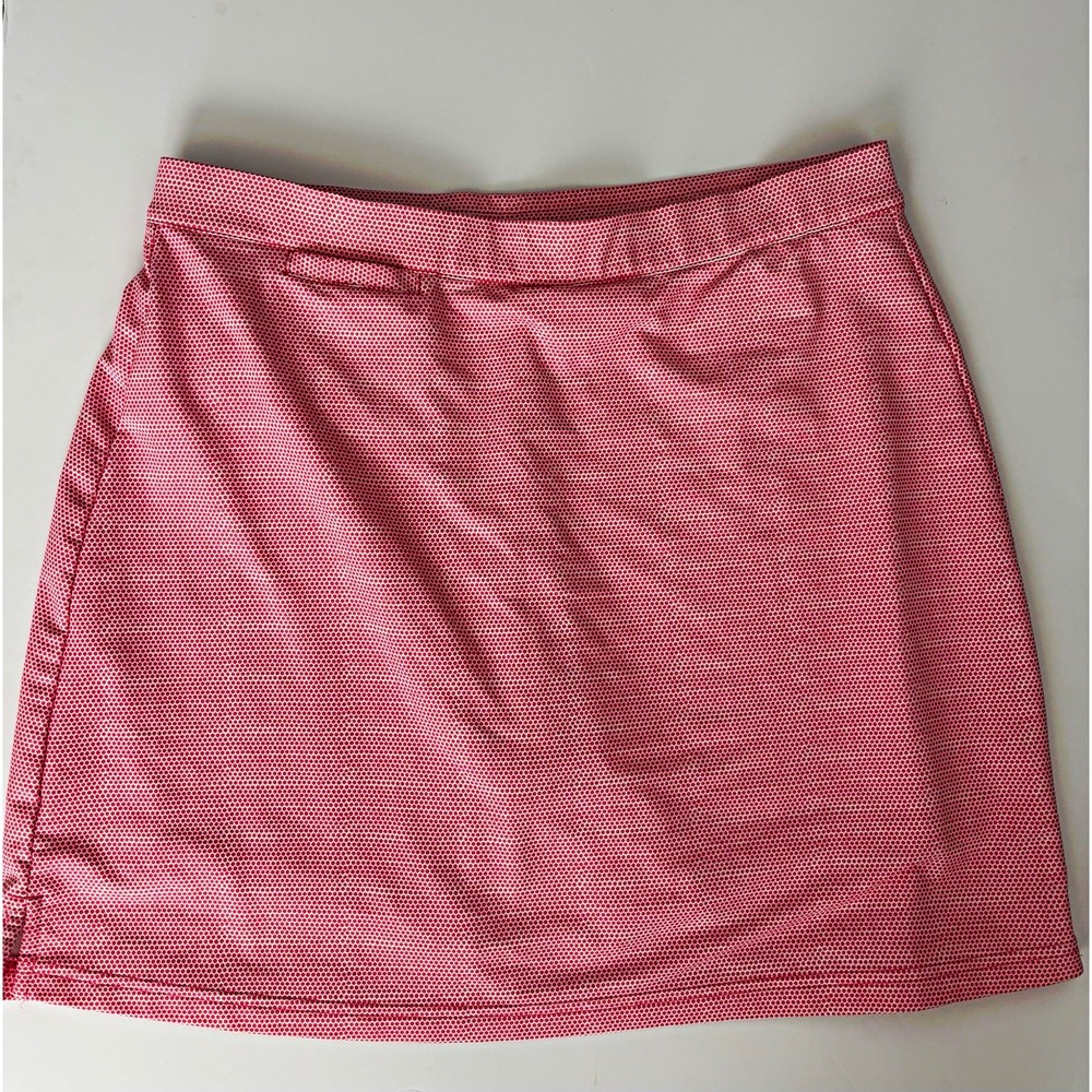 Peter Millar E4 Women's Pink Polka Dot UPF 50+ Wicking L golfcore tenniscore